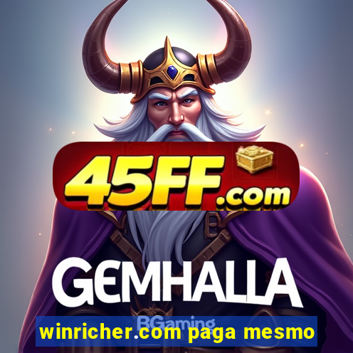winricher.com paga mesmo